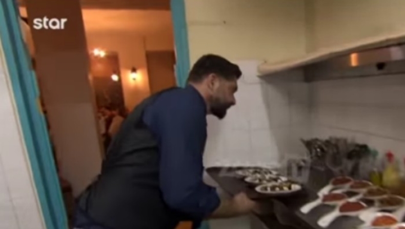 Μaster Chef: Σερβιτόρος έγινε ο Πάνος Ιωαννίδης για χάρη του Σελίμ (vid)
