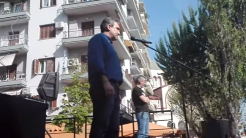 Βουλευτής στο συλλαλητήριο: «Να καεί η... Βουλή, έπρεπε το double ο ΠΑΟΚ» (vid)