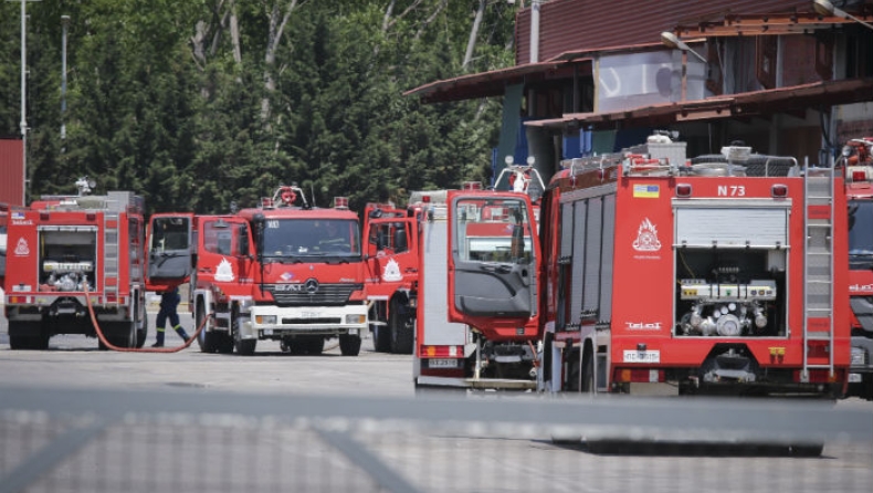 Άσκηση στο Σέιχ Σου με 130 πυροσβέστες και 40 οχήματα