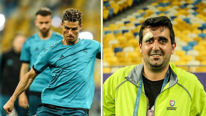 O Κριστιάνο... χτύπησε καμεραμάν και του έδωσε τη φανέλα του (pic)