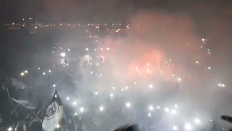 Τρέλα για τους Κυπελλούχους στο αεροδρόμιο! (vid)