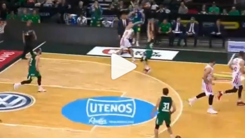 Ασύλληπτο buzzer beater τρίποντο κόντρα στη Ζαλγκίρις! (vid)