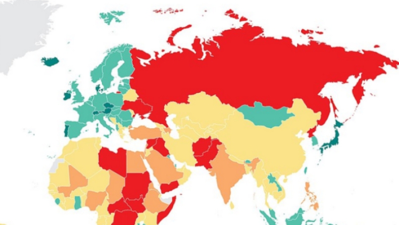 H θέση της Ελλάδας στη λίστα με τις ασφαλέστερες χώρες στον κόσμο (pics)