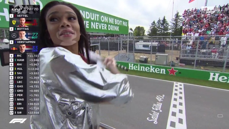 Φιάσκο στο Καναδικό Γκραν Πρι με την καρό σημαία!