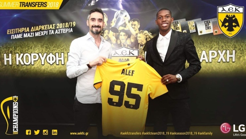 Ανακοινώθηκε και ο Αλεφ στην Α.Ε.Κ. (pics & vid)
