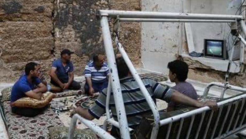 Η φώτο του Μουντιάλ: ο τελικός στα χαλάσματα της Συρίας (pic)