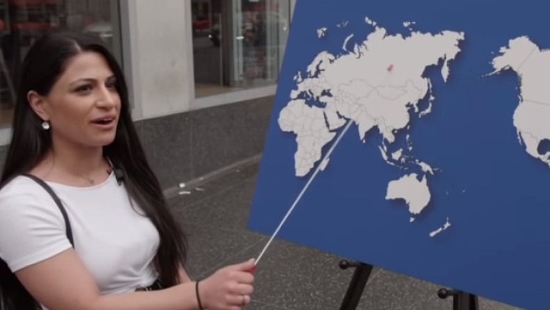 O Jimmy Kimmel ζήτησε από περαστικούς να ονομάσουν έστω μία χώρα στον χάρτη και το αποτέλεσμα ήταν τραγικό (vid)