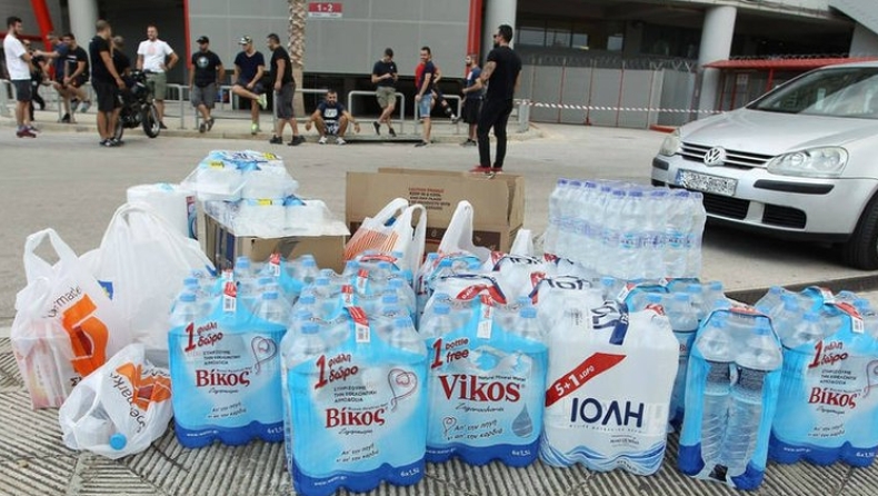 Η Θύρα 7 παρέδωσε τρόφιμα, νερά και φάρμακα (pics)