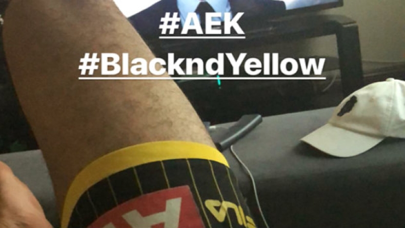 Σε «κιτρινόμαυρο» mood ο Χάντερ (pics)