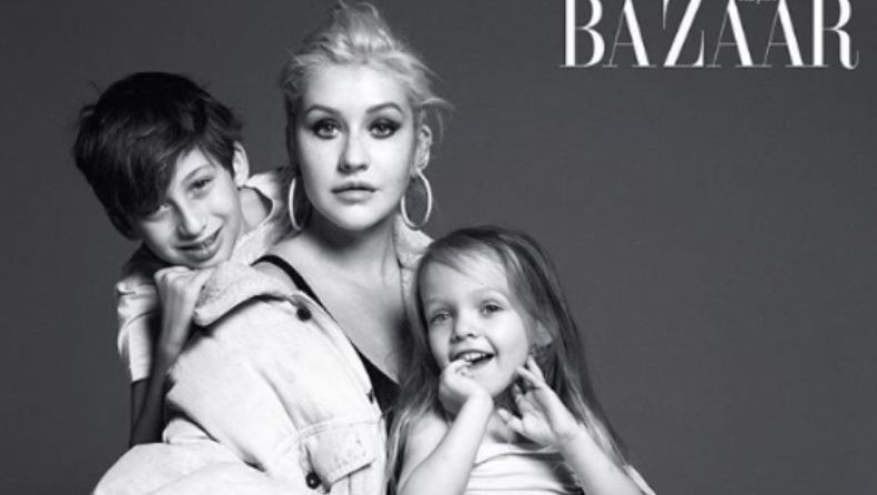 Kanye West, Christina Aguilera και Mariah Carey πόζαραν με τα παιδιά τους (pics & vid)