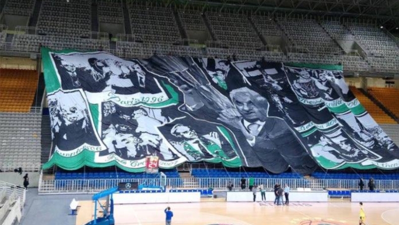 Εκπληκτικό πανό για τον Παύλο Γιαννακόπουλο στο ΟΑΚΑ! (pic)