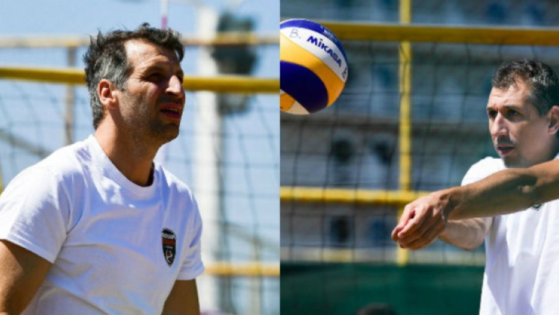 Διαμαντίδης και Παπαλουκάς σε τουρνουά beach volley στο Μάτι (pics)