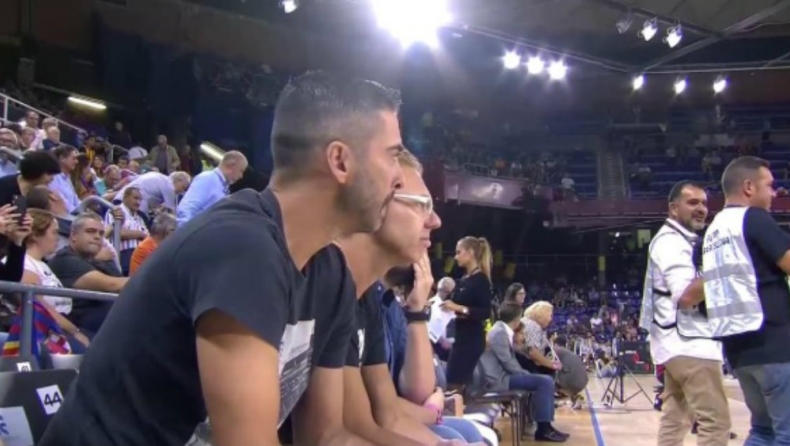 Ο Ναβάρο... θεατής στο ματς της Μπαρτσελόνα! (vid)