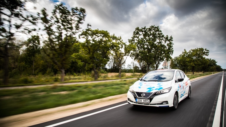 Το Nissan Leaf «τρέχει» και σε ηλεκτρικό μαραθώνιο! (pics)