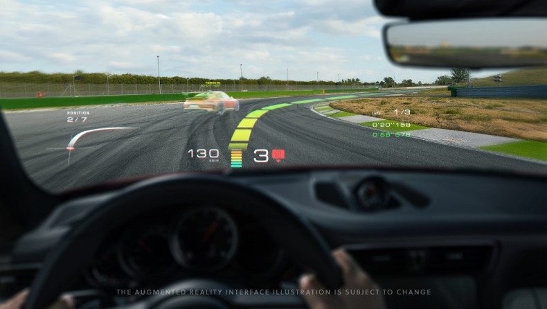 H Porsche μετατρέπει το παρμπρίζ σε... PlayStation! (pics & vid)