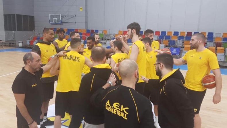 Προπονήθηκε χωρίς προβλήματα στην Τσεχία η ΑΕΚ (pics)