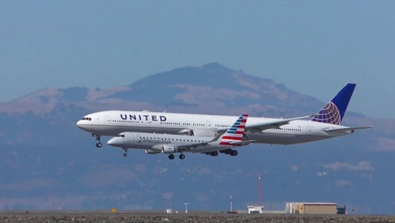 Η στιγμή της ταυτόχρονης προσγείωσης δύο αεροσκαφών σε απόσταση αναπνοής (pics & vid)