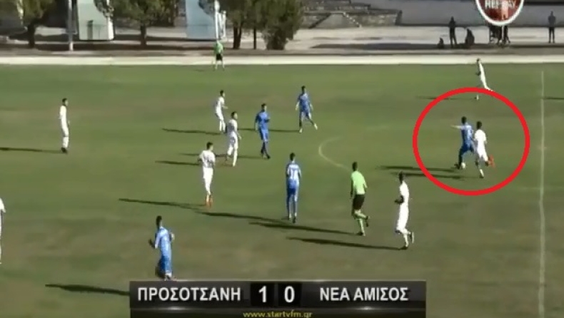 To γκολ της ζωής του από το κέντρο έβαλε 37χρονος στην Προσοτσάνη (vid)