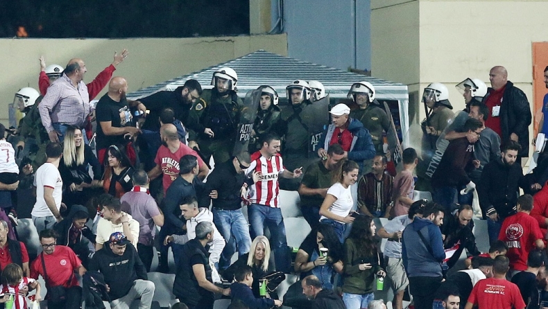 Επιβαρύνει τον Ολυμπιακό η Έκθεση της Αστυνομίας για τα επεισόδια στην Πάτρα