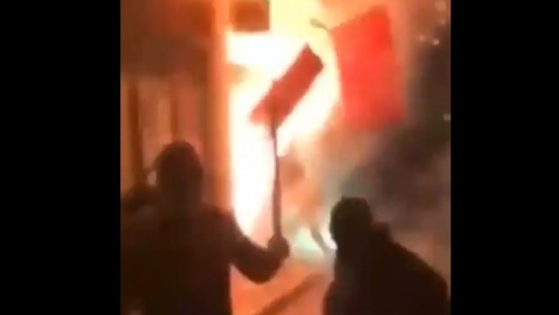 Βίντεο-σοκ από επίθεση των χούλιγκανς στον Ασπρόπυργο (vid)