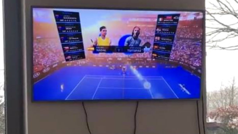 Βλέπει Τσιτσιπά ο Ζήσης (pic)