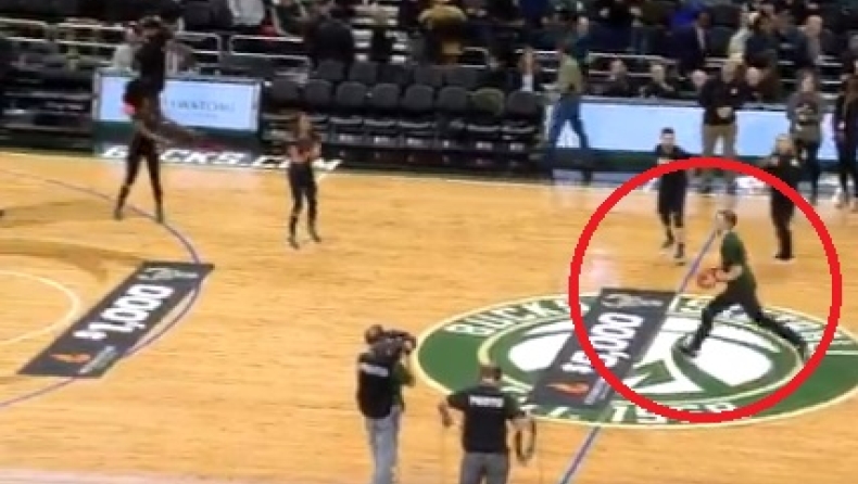 Τρίποντο 5.000 δολαρίων στο Μιλγουόκι! (vid)