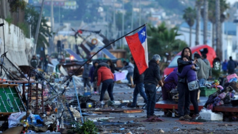 Σεισμός 6,7 Ρίχτερ ταρακούνησε την Χιλή
