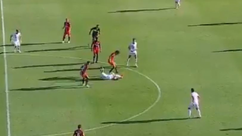 Πιρουέτα, πάτημα στην... ευαίσθητη περιοχή και κόκκινη ο Κολοτσίνι (vid)