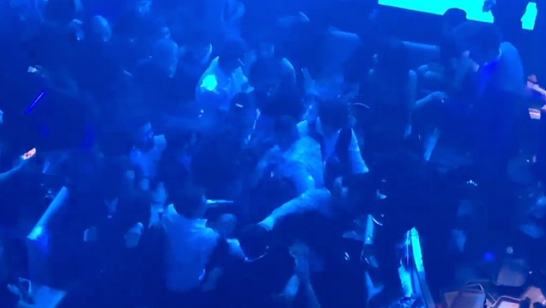 Απίστευτο ξύλο μετά μουσικής στον Σαμπάνη: Μπουνιές, μπουκάλια και αίματα (vid)