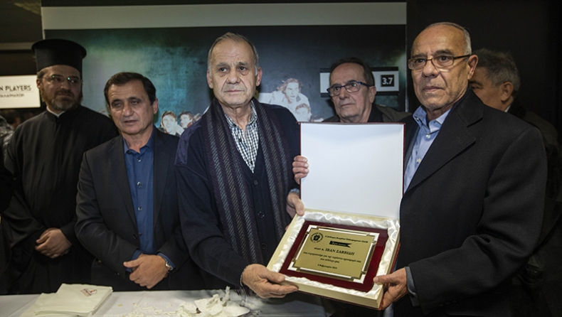 Οι βετεράνοι του ΠΑΟΚ τίμησαν τον Ιβάν Σαββίδη (pics)