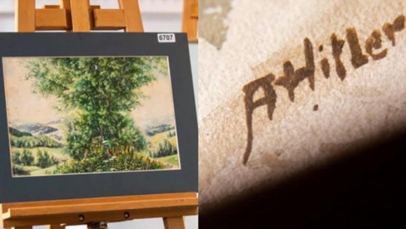 «Πάτωσε» δημοπρασία πινάκων ζωγραφικής του Χίτλερ (pics)