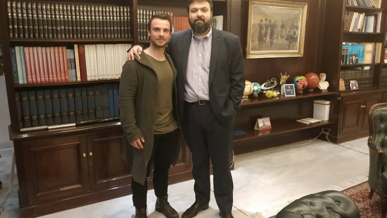 Ο Βασιλειάδης υποδέχτηκε τον Βολικάκη