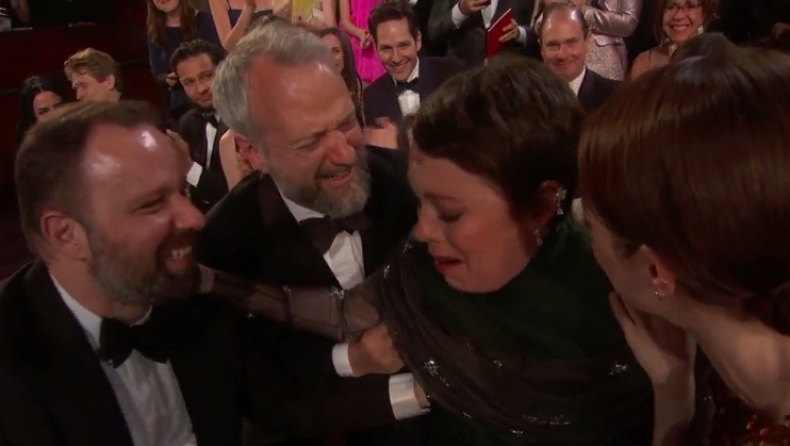 Η Ολίβια Κόλμαν της «Ευνοούμενης» του Λάνθιμου τον Α' Γυναικείο Ρόλο (pics & vid)