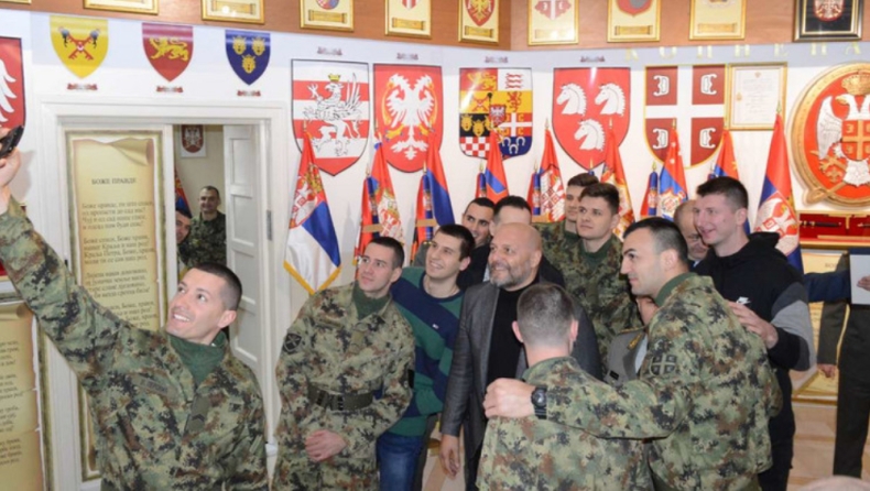 Τζόρτζεβιτς: Τιμήθηκε από τον σερβικό στρατό! (pics)