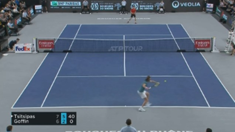 Τσιτσιπάς: Ο πόντος που χάρισε την πρόκριση στον τελικό! (vid)