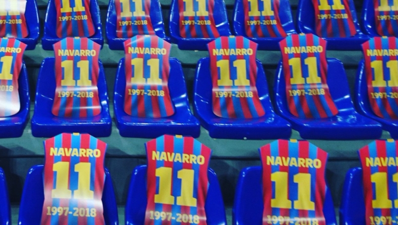 Μπαρτσελόνα-Ρεάλ: Το Palau Blaugrana γέμισε... Ναβάρο!