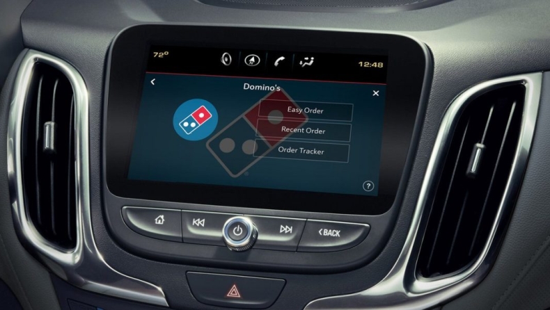 Domino's: Παραγγελία πίτσας από την οθόνη του αυτοκινήτου μας!