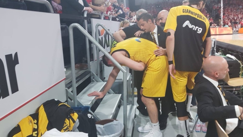 Μπάμπεργκ-ΑΕΚ: Στο νοσοκομείο ο Ματσιούλις