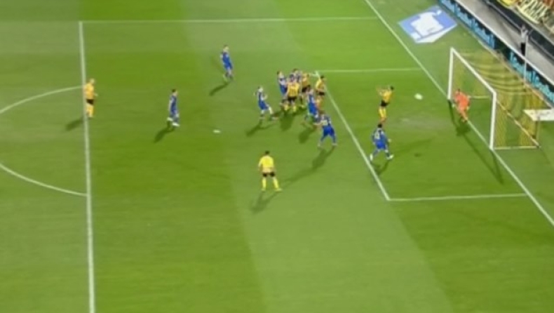 Άρης-ΑΕΚ: Το γκολ του Άρη που ακυρώθηκε (vid)