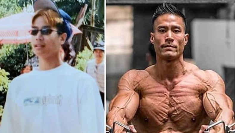 Ήταν ο κοκαλιάρης του σχολείου, αλλά τώρα πάει για το βραβείο του καλύτερου σώματος (pics)