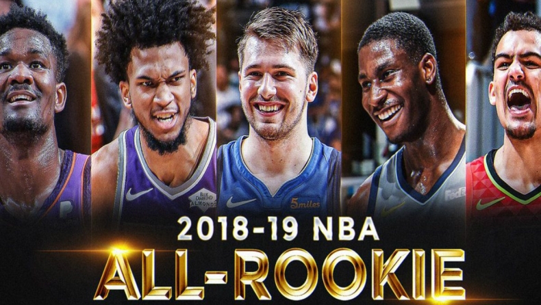 Mε Ντόντσιτς και Γιανγκ η All Rookie first team! (pics)