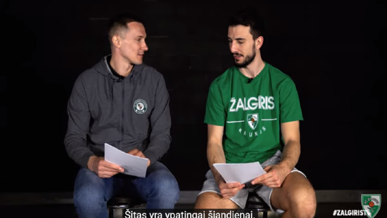 Ζαλγκίρις: Ο Γιανκούνας μαθαίνει γαλλικά και ο Βέστερμαν λιθουανικά! (vid)
