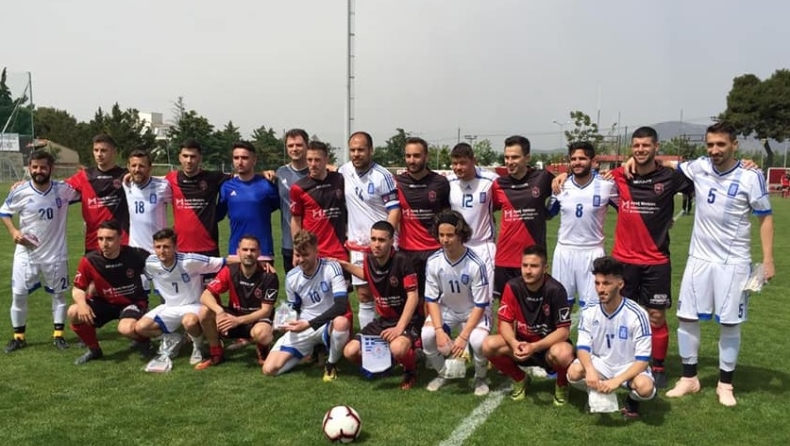 Ο Α.Ο Πάγου Σύρου φιλικό με την ομάδα Κωφών (pics)
