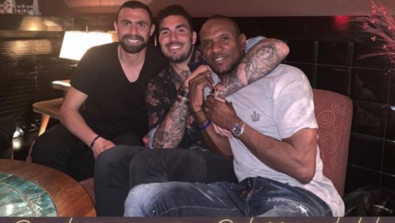 Μανιάτης: Δείπνησε με Ρομπέρτο και Αμπιντάλ (pic)