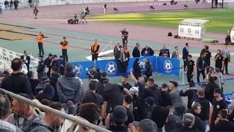 ΠΑΟΚ - ΑΕΚ: Οπαδοί του ΠΑΟΚ στις θέσεις των προσκλήσεων της ΕΠΟ (vid)