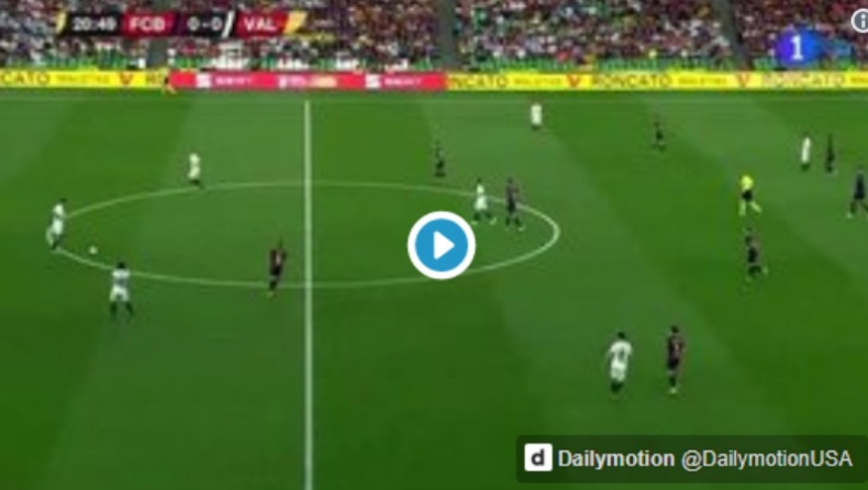 Μπαρτσελόνα - Βαλένθια: Γκαμεϊρό και 0-1 (vid)