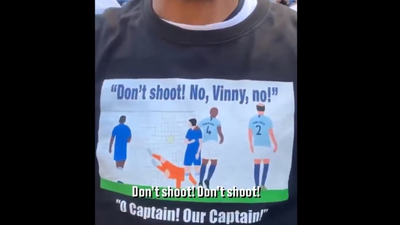 Το μπλουζάκι του Κομπανί με το «Βίνι, μη σουτάρεις»! (vid)