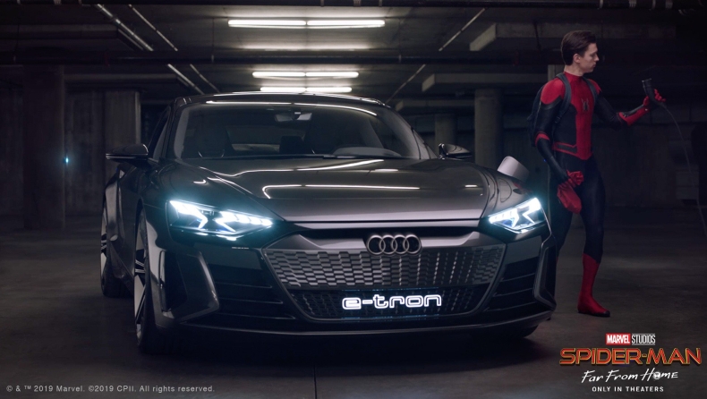 O Spiderman επιλέγει Audi! (pics & vid)
