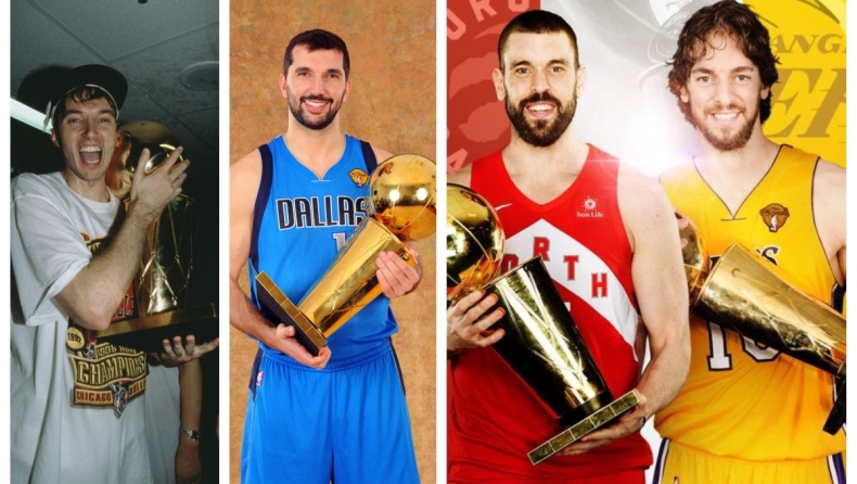 Μόνο 4 παίκτες στην ιστορία έχουν κατακτήσει Eurobasket, Παγκόσμιο Κύπελλο και NBA (vids)