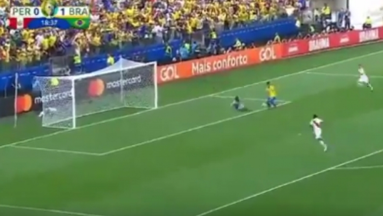 Περού - Βραζιλία: Το 0-2 του Φιρμίνο (vid)